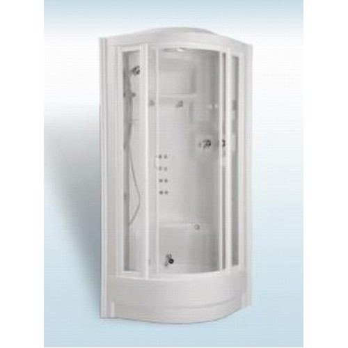 TEIKO ECO Integral masážní a parní box 94 x 94 x 236 cm, bílá V271090N00T01071