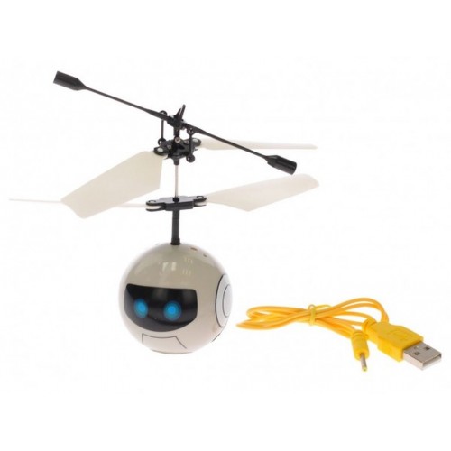 Vrtulníková koule/míček 11cm reagující na pohyb ruky s USB připojením 1ks