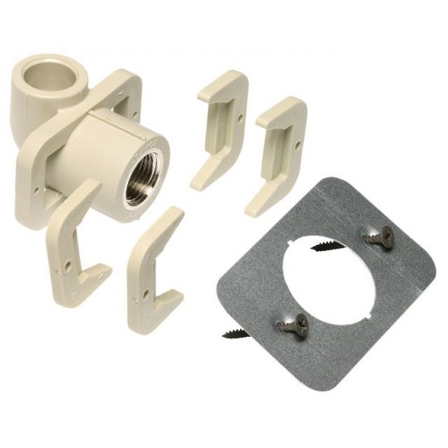 PPR nástěnné koleno do sádrokartonu 20 x 1/2", 60252020