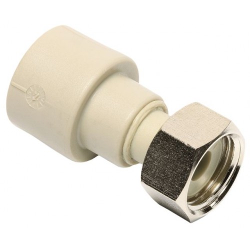 PPR přechodka plastová s převlečnou maticí 20 x 1/2", 60612012 PPR přechodka plastová s převlečnou maticí 20 x 1/2", 60612012