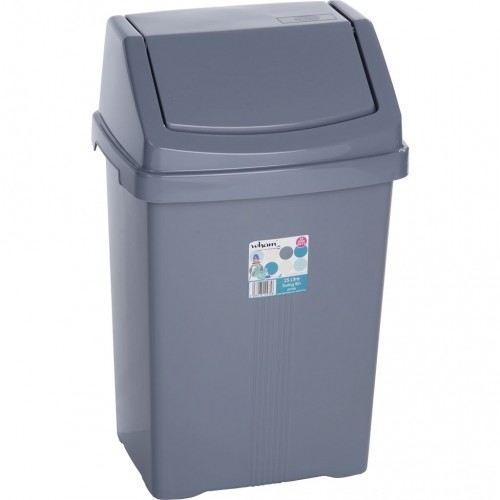 WHAM 11750 koš odpadkový 25l stříbrný 42000045 WHAM 11750 koš odpadkový 25l stříbrný 42000045
