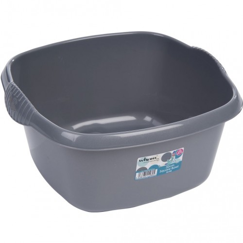 WHAM umyvadlo čtverec 32cm 9l stříbrné 11280 WHAM umyvadlo čtverec 32cm 9l stříbrné 11280