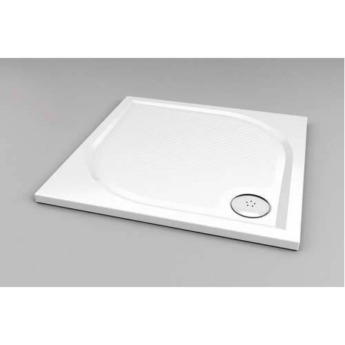 RONAL WMQ Marblemate čtvercová sprchová vanička, 80x80x3,0 cm, bílá WMQ080004 RONAL WMQ Marblemate čtvercová sprchová vanička, 80x80x3,0 cm, bílá WMQ080004