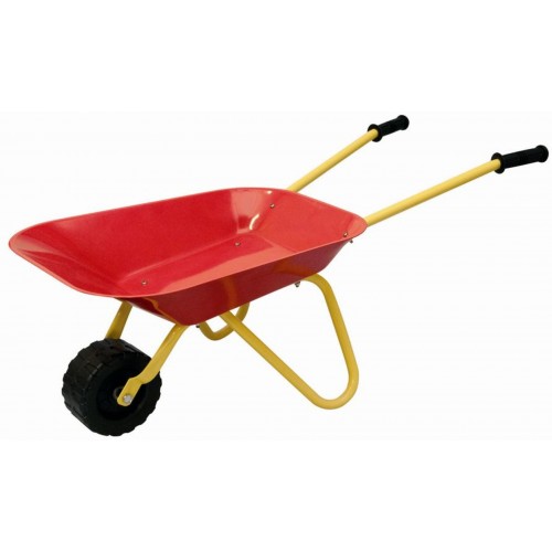 Woody Dětské zahradní kolečko červené, kovové 695060