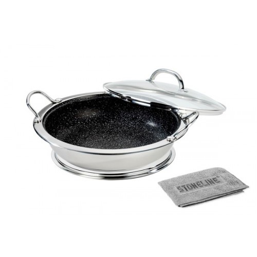 STONELINE Pánev servírovací s mramorovým povrchem, 20cm, WX-12474