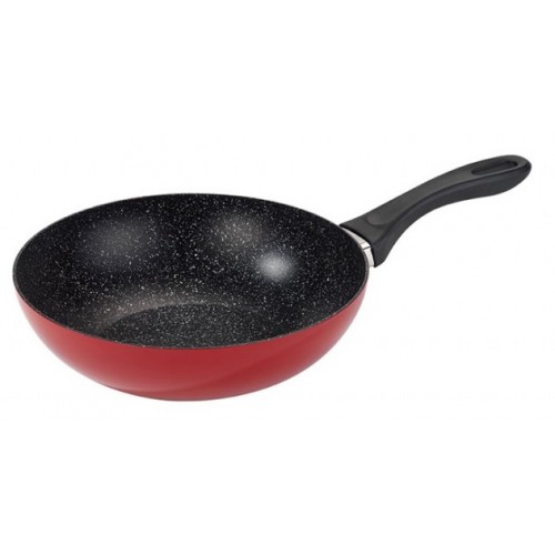 STONELINE Pánev WOK 28 cm červená WX-13690 STONELINE Pánev WOK 28 cm červená WX-13690