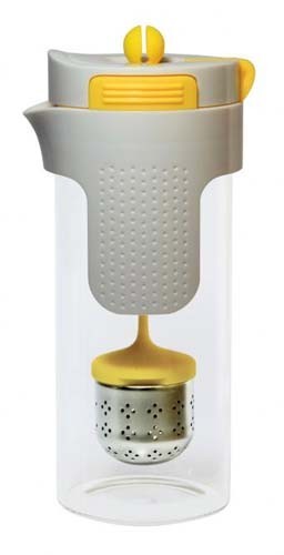 STONELINE Konvička na čaj a kávu nerez 750 ml, žlutá barva, WX-14348