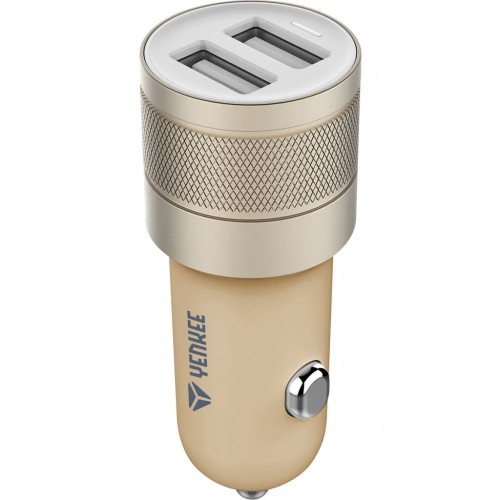 YENKEE YAC 2048GD USB autonabíječka zlatá 4.8A 30014756