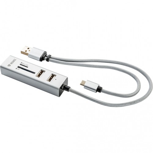 YENKEE COMBO YHC 102SR USB OTG HUB+čtečka bílá 45012402 YENKEE COMBO YHC 102SR USB OTG HUB+čtečka bílá 45012402