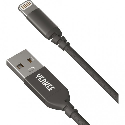 YENKEE YCU 612 BK USB / lightning 2m kabel černý 30016081 YENKEE YCU 612 BK USB / lightning 2m kabel černý 30016081