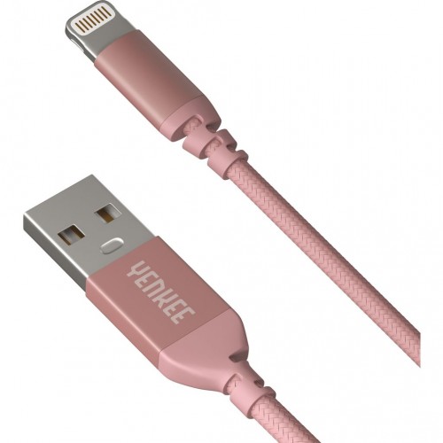 YENKEE YCU 611 RE USB / lightning 1m kabel růžový 30015968 YENKEE YCU 611 RE USB / lightning 1m kabel růžový 30015968