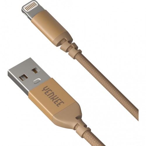 YENKEE YCU 611 GD USB / lightning 1m kabel zlatý 30015970
