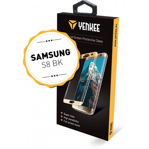 YENKEE YPG 3D01 3D ochranné sklo Galaxy S8BK 30015575 YENKEE YPG 3D01 3D ochranné sklo Galaxy S8BK 30015575