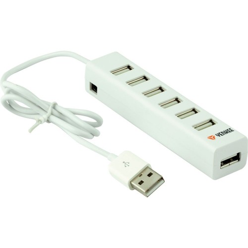 YENKEE YHB 7001WH Hub 7 x USB 2.0 bílý 45007861 YENKEE YHB 7001WH Hub 7 x USB 2.0 bílý 45007861