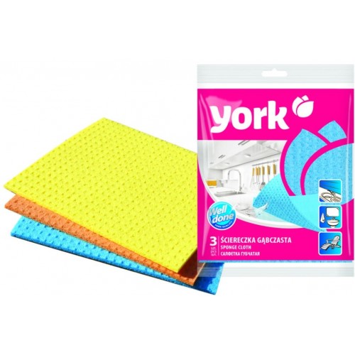 YORK Houbová utěrka 3ks 024010