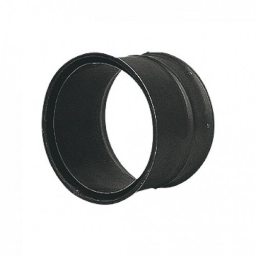 Dvoustěnná zděř kouřovodu 180mm (1,5) černá