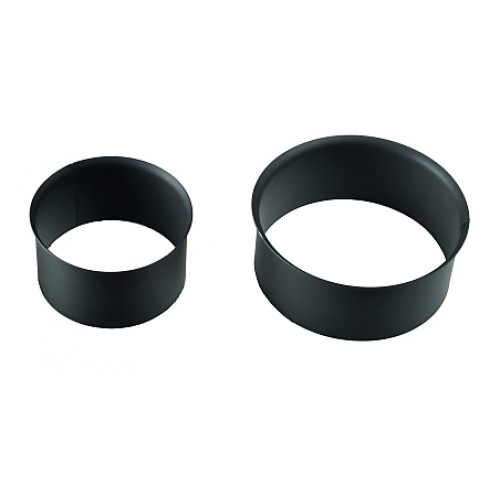 Zděř kouřovodu 125mm (1,5) jednoduchá, černá