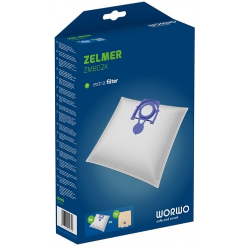 ZELMER sáčky do vysavače z mikrovlákna se vstupním filtrem 4ks ZMB02K