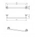 NOVASERVIS METALIA 11 Držák ručníků 450 mm chrom 0127,0