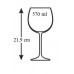VÝPRODEJ BANQUET Gourmet Crystal Burgundy sklenice na víno, 570ml, 02B2G003570 5KS, POŠKOZENÁ KRABICE