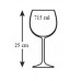 BANQUET Gourmet Crystal sklenice na bílé víno, 715ml, 6ks, 02B2G003715