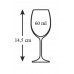 BANQUET Bistro Crystal Cordial sklenice na likér, 60ml, 6ks, 02B4G002060