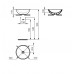 IDEAL Standard STRADA umyvadlo na desku kruhové 410 x 410 x 150 K079501