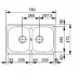 Franke Euroform EFL 620-78, 780x475 mm, nerezový dřez, tkaná struktura 101.0060.609