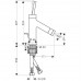Hansgrohe AXOR STARCK Páková bidetová baterie DN15, chrom 10211000