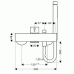 Hansgrohe AXOR STARCK X Páková vanová baterie na stěnu DN15, chrom 10402000