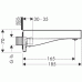 Hansgrohe AXOR STARCK X Vanový výtok DN20, chrom 10426000