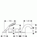 Hansgrohe AXOR STARCK Čtyřotvor. armatura na okraj vany s termostatem DN15, chrom 10461000