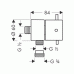 Hansgrohe AXOR STARCK Fixfit Stop Uzavírací ventil DN15, chrom 10882000