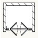 RONAL TOPP2 TOP-Line dvoukřídlé dveře 90-120 cm, aluchrom/sklo čiré TOPP2SM25007