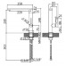 Franke FG 7071.031 dřezová baterie, chrom 115.0150.257