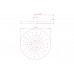 SAPHO DANIELA Hlavová sprcha, kruh, průměr 23 cm, chrom 1203-02