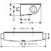 Hansgrohe Ecostat Select Nástěnná sprchová termostat. baterie chrom 13161000