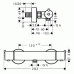 Hansgrohe Ecostat S Sprchový termostat DN15 na stěnu, chrom 13235000