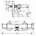 VYSTAVENÝ MODEL Hansgrohe Ecostat S Vanový termostat DN15 na stěnu, chrom 13245000