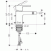 Hansgrohe METROPOL S Páková bidetová baterie DN15, chrom 14262000