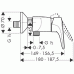 Hansgrohe METROPOL E Páková sprchová baterie DN15 na stěnu, chrom 14670000