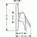 Hansgrohe METROPOL E Páková sprchová baterie pod omítku, chrom 14675000