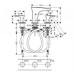 Hansgrohe PURAVIDA Tříotvorová umyvadlová armatura DN15, bílá/ chrom 15073400