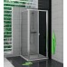 RONAL TOPK TOP-Line zalamovací dveře 90 cm, aluchrom/Durlux TOPK09005022