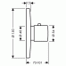 Hansgrohe Termostatická baterie Highflow pod omítku, chrom 15715000