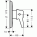Hansgrohe Ecostat Classic Highflow Termostat pod omítku, chrom 15754000