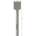 BOSCH Lopatkový sekáč PRO HEX 28-4C, 80 × 400 mm 1618661000