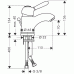 Hansgrohe AXOR CARLTON Páková umyvadlová baterie DN15, chrom/zlato 17010090