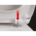 SAPHO 1703-110 VESUV WC sedátko Soft Close, antibakteriální, duroplast, bílá