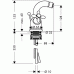 Hansgrohe AXOR CARLTON Bidet. armatura se 2 kohouty DN15, chrom/zlato 17230090